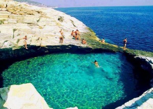 Laguna de Giola Isla de Thassos Grecia