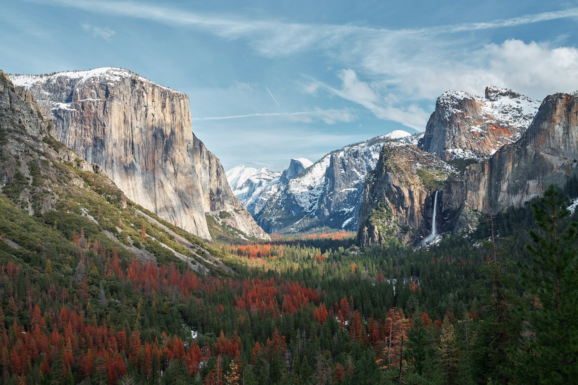 El valle de Yosemite desde Tunnel View
